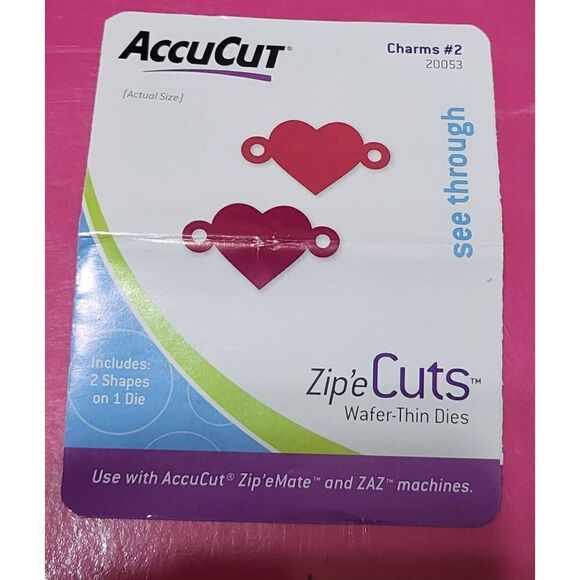 Accucut Wafer Thin Heart Die Set - Picture 4 of 4